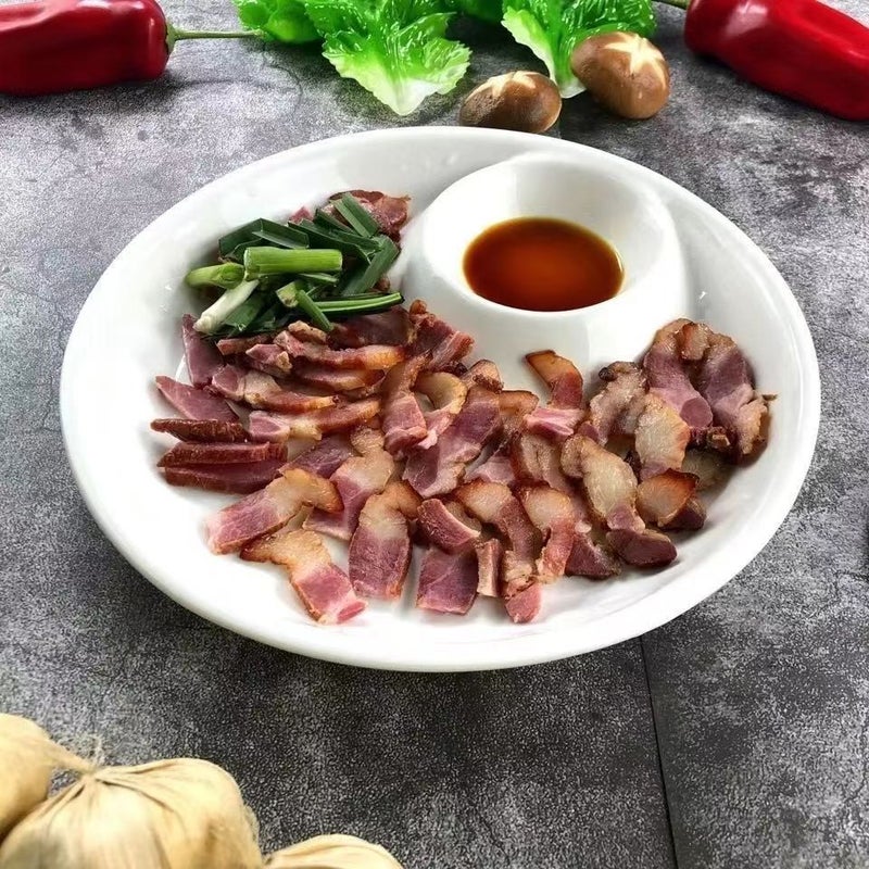طبق الزلابية، طبق الزلابية المطبوخة على البخار، طبق الخل الخاص، طبق تصريف مزدوج الطبقة، طبق الوجبات الخفيفة الإبداعي البلاستيكي، طبق منزلي - Image 5